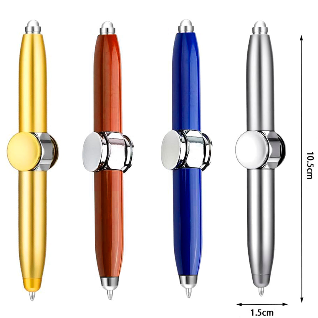 Bolígrafo Spinner Antiestrés con Luz